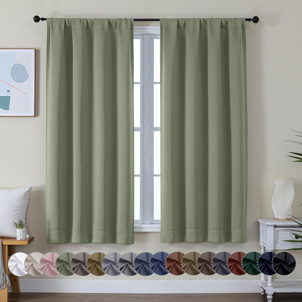 Sage Green Blackout Curtains
