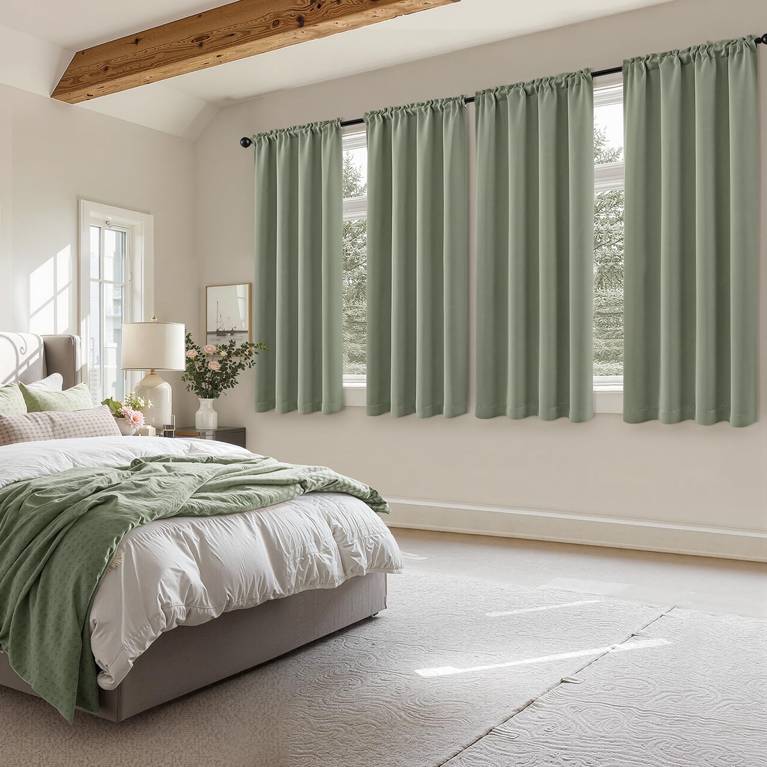 Sage Green Blackout Curtains