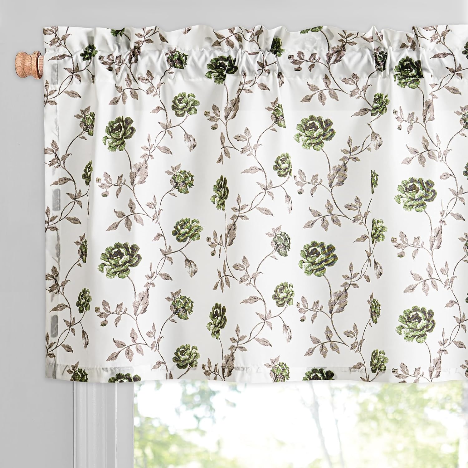 Vintage Rose Blackout Curtain Panels